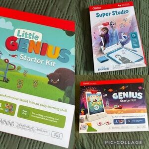 Osmo Little Genius and Genius Starter Kit Bundle